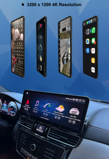 3200*1200p HD 14,6 Zoll Android Display 680 CarPlay Benz GLE GLS W166 ML GL X166